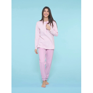 .PIGIAMA DONNA RAGNO  A SERAFINO di CALDO COTONE  ART.DO02N1