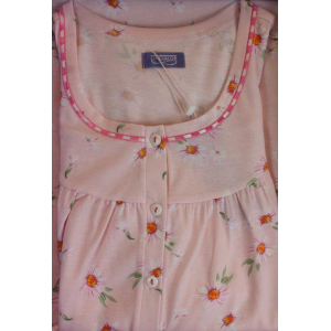 .CAMICIA NOTTE LINCLALOR ART.75186 MANICA CORTA 100% COTONE MAGLINA MANICA RAGLAN FINO ALLA TG.60  TAGLIE FORTI E CALIBRATE 
