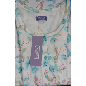 .CAMICIA NOTTE LINCLALOR. SPALLA LARGA 100% COTONE MAGLINA TAGLIE FORTI E CALIBRATE FINO ALLA TG.60 ART.75169