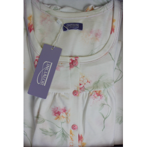 .CAMICIA NOTTE LINCLALOR 100% COTONE MAGLINA MANICA CORTA FINO ALLA TG 64  TAGLIE FORTI E CALIBRATE ART.75154