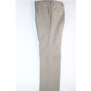 PANTALONE UOMO  LANA 100% MADE IN ITALY ESTIVO  FRESCOLANA TAGLIE FORTI BEIGE