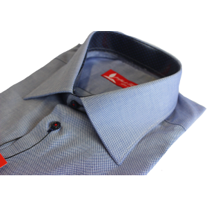CAMICIA UOMO 100% COTONE LAVORAZIONE ARTIGIANALE MADE IN ITALY 39-46 ART.LECCHI