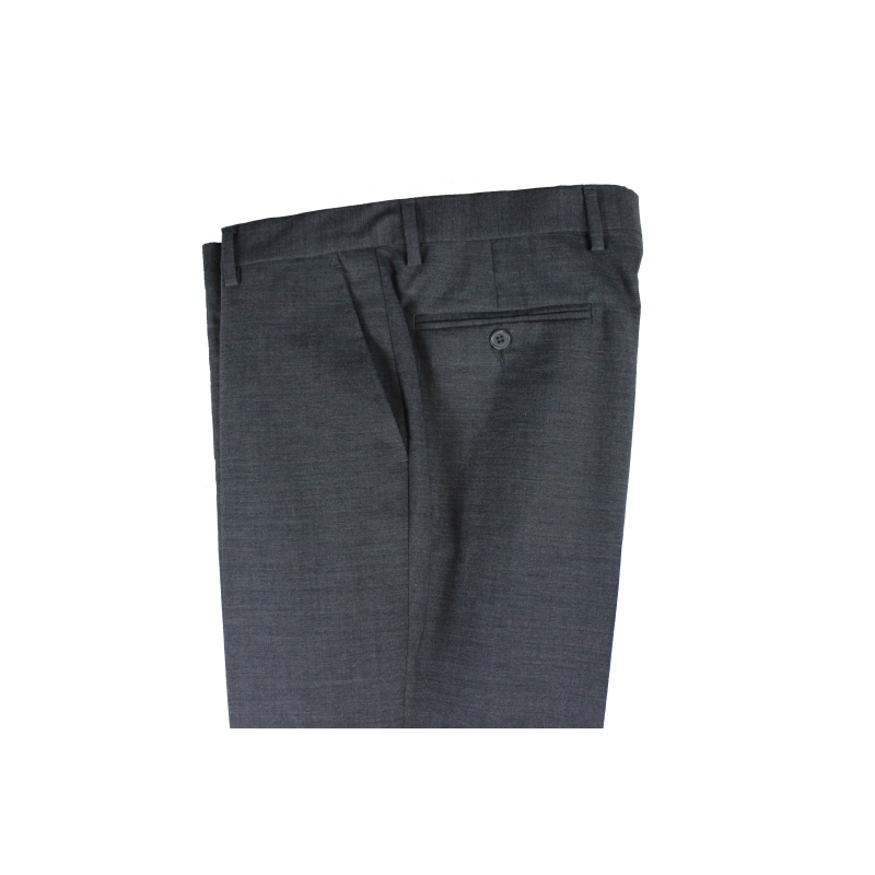 .PANTALONE UOMO CLASSICO FRESCO DI PURA LANA VESTIBILITÀ COMODA TAGLIE FORTI E CALIBRATE FINO ALLA TG.71