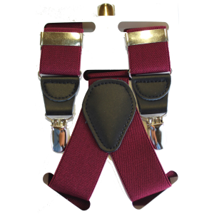 BRETELLE UOMO ELASTICHE REGOLABILI CON 3 CLIPS CON SPILLO ANTISCIVOLO