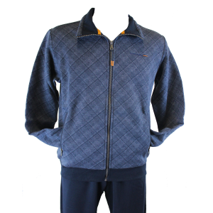 .TUTA UOMO CAMPAGNOLO FELPATA APERTA CON CERNIERA E TASCHE ART.8Q77559