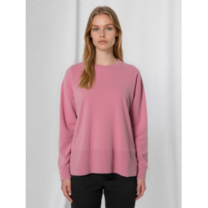 MAGLIONE DONNA GIROCOLLO  MISTO LANA VISCOSA CASHMERE MADE IN ITALY ART.81045