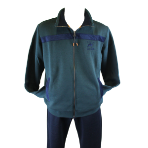 .TUTA UOMO CAMPAGNOLO FELPATA APERTA CON CERNIERA E TASCHE ART.8Q77557