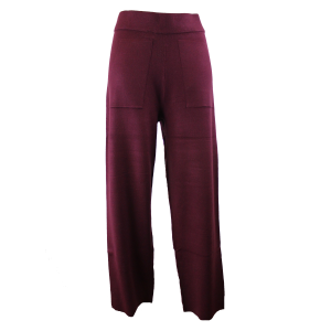 PANTALONE DONNA MAGLIA RAGNO AMPIO CON TASCHE ART.DQ83PE