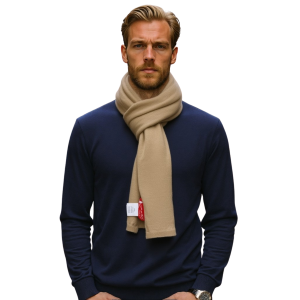 SCIARPA PURO CASHMERE MADE IN ITALY UNISEX 35X180