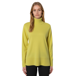 .GOLF DONNA COLLO ALTO  MISTO LANA VISCOSA CASHMERE MADE IN ITALY ART.81046