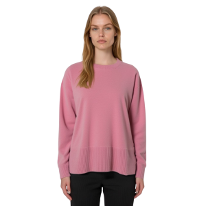 .MAGLIONE DONNA GIROCOLLO  MISTO LANA VISCOSA CASHMERE MADE IN ITALY ART.81045