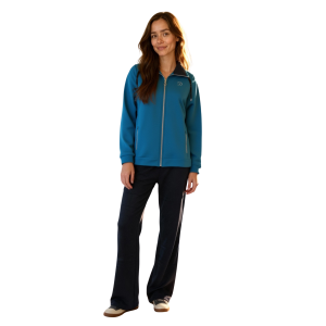 .TUTA DONNA CAMPAGNOLO FELPATA APERTA CERNIERA CON TASCHE ART.8Q76546