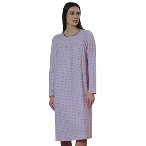 CAMICIA NOTTE LINCLALOR ART.92077 CALDO COTONE 100% COTONE MAGLINA TAGLIE FORTI E MANICA RAGLAN FINO ALLA TG.60 