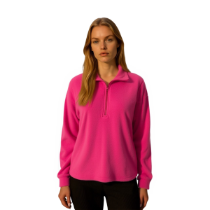 FELPA DONNA CAMPAGNOLO MICROPILE LUPETTO MEZZA ZIP ART.AT104-6