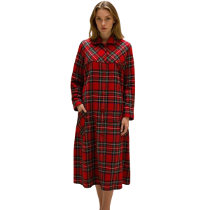 .VESTAGLIA DONNA MISTO LANA MADE IN ITALY BOTTONI COLLETTO SCOZZESE ART. CELIDE