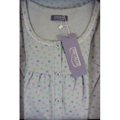 .CAMICIA NOTTE LINCLALOR 100% ART.75412 COTONE MAGLINA TAGLIE FORTI E CALIBRATE
