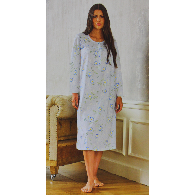 .CAMICIA NOTTE LINCLALOR 100% COTONE MAGLINA ART.75363 TAGLIE FORTI E CALIBRATE