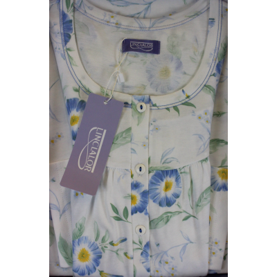.CAMICIA NOTTE LINCLALOR 100% COTONE MAGLINA ART.75363 TAGLIE FORTI E CALIBRATE