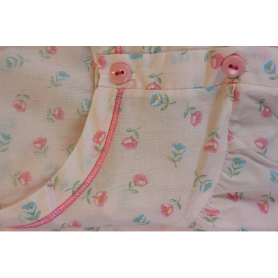 .CAMICIA NOTTE LINCLALOR IN STOFFA MANICA CORTA 100% COTONE MANICA RAGLAN SERAFINO ART.30864