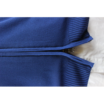 GIACCA UOMO ZIP PURO COTONE CHICCO DI RISO MADE IN ITALY TG.M-3XL