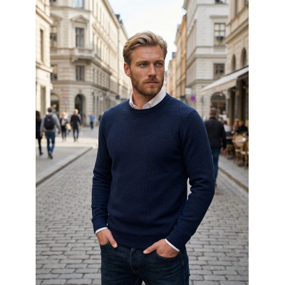 GOLF UOMO GIROCOLLO PURO COTONE MADE IN ITALY LAVORAZIONE CHICCO DI RISO 