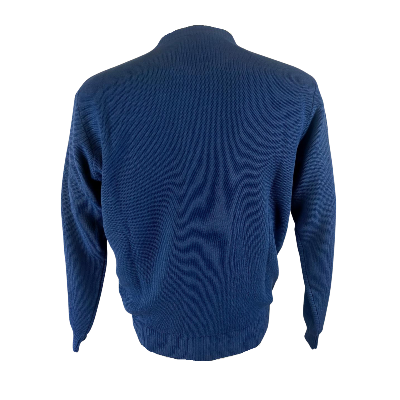 GOLF UOMO GIROCOLLO PURO COTONE MADE IN ITALY LAVORAZIONE CHICCO DI RISO 