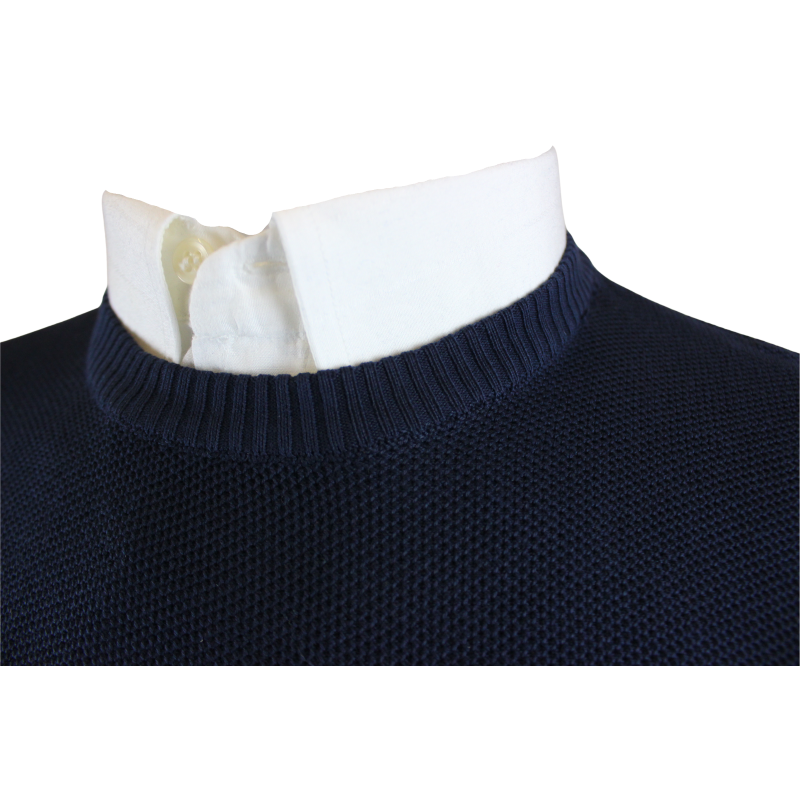 GOLF UOMO GIROCOLLO PURO COTONE MADE IN ITALY LAVORAZIONE CHICCO DI RISO 