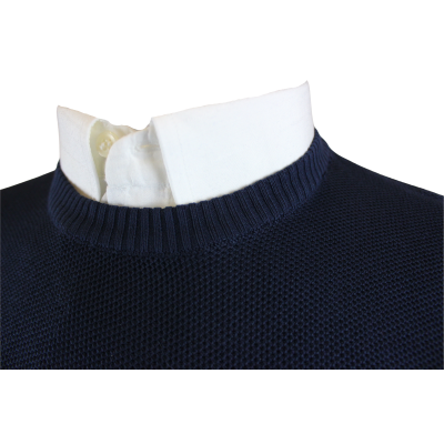 GOLF UOMO GIROCOLLO PURO COTONE MADE IN ITALY LAVORAZIONE CHICCO DI RISO 