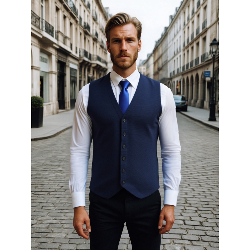 .GILET UOMO PURO COTONE MAGLIA OPERATA PANCIOTTO MADE IN ITALY  ART.BIBBONA