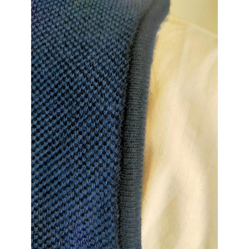 .GILET UOMO PANCIOTTO PURO COTONE MAGLIA OPERATA BORDATO MADE IN ITALY  ART.VADA