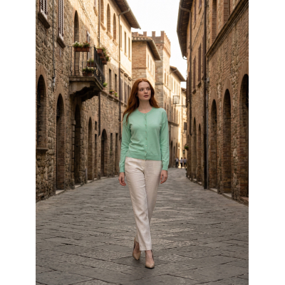 GIACCA DONNA COREANA PURO COTONE MADE IN ITALY ART.MONTIANO