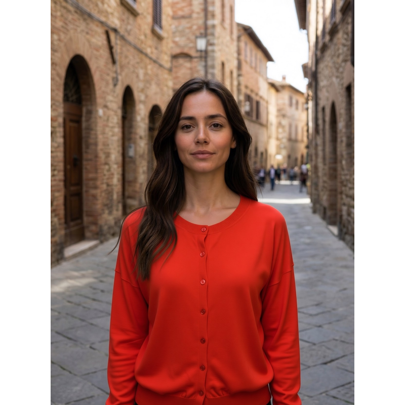 GIACCA DONNA COREANA PURO COTONE MADE IN ITALY ART.MONTIANO