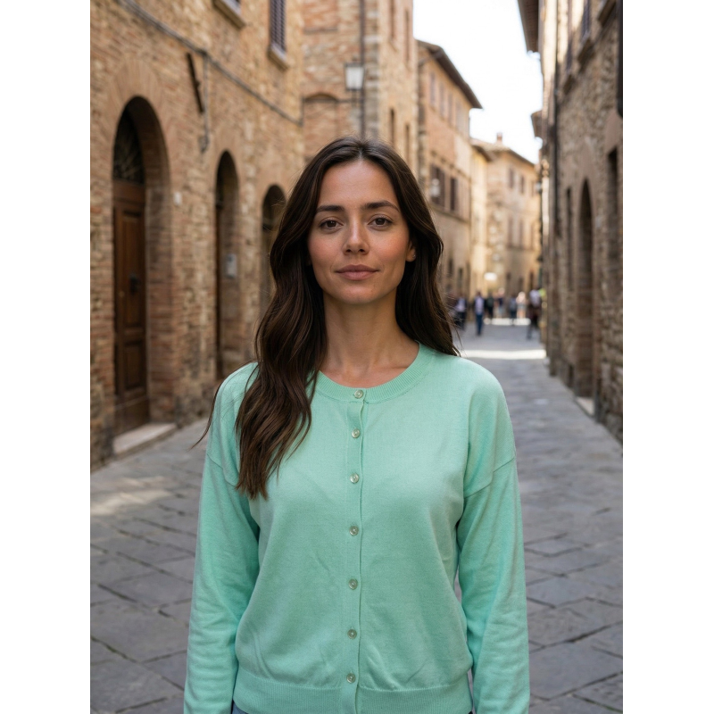 GIACCA DONNA COREANA PURO COTONE MADE IN ITALY ART.MONTIANO