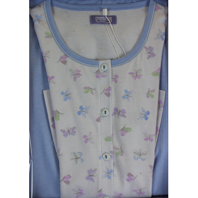 .PIGAMA DONNA LINCLALOR PINOCCHIETTO SERAFINO 100% COTONE MAGLINA MANICA CORTA ART.75392