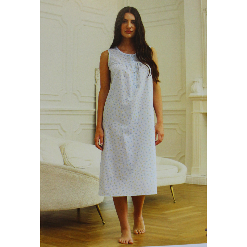 .CAMICIA NOTTE LINCLALOR  SPALLA LARGA 100% COTONE MUSSOLA STOFFA TAGLIE FORTI ART.30865
