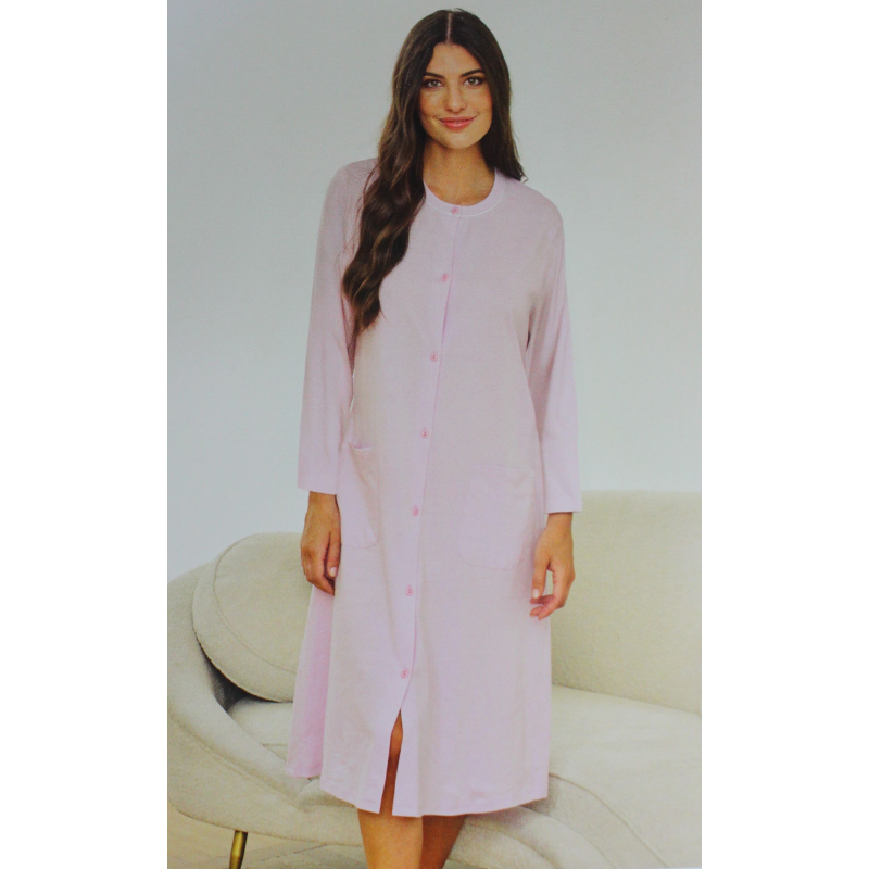 .VESTAGLIA DONNA MAGLINA DI PURO COTONE LEGGERO LINCLALOR BOTTONI ART.71536