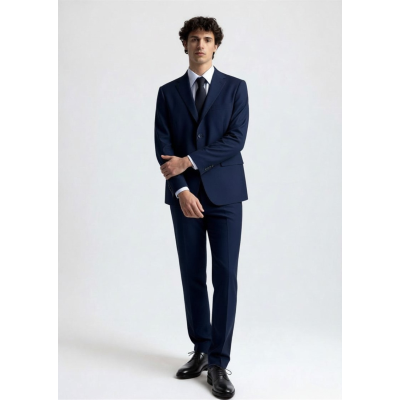 COMPLETO UOMO CLASSICO  GIACCA PANTALONE VESTIBILITÀ COMODA TAGLIE FORTI FINO ALLA TG.66 ART.261 