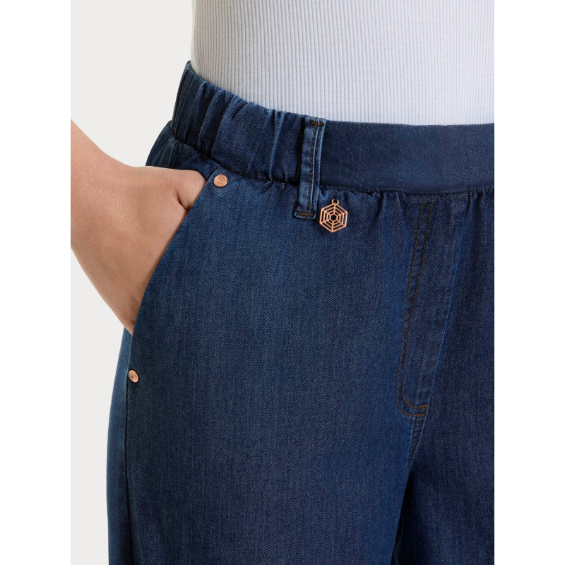 .PANTALONE DONNA RAGNO Jeans a carota con tasche in Light Denim ART.DN18P7