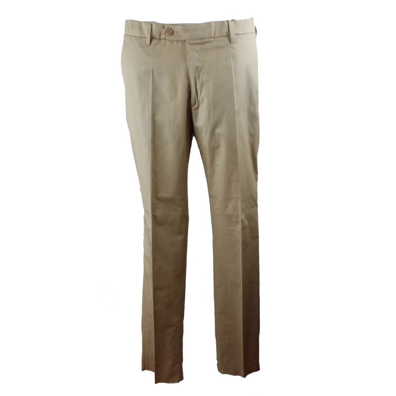 .UOMO PANTALONE GAMBA ASCIUTTA COTONE ELASTICIZZATO  VITA ALTA CINTOLO CON ELASTICO TG. 46-62