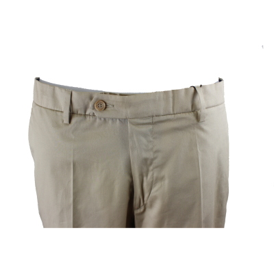 .UOMO PANTALONE GAMBA ASCIUTTA COTONE ELASTICIZZATO  VITA ALTA CINTOLO CON ELASTICO TG. 46-62