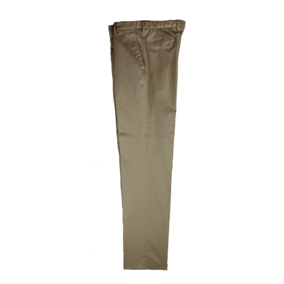 .UOMO PANTALONE GAMBA ASCIUTTA COTONE ELASTICIZZATO  VITA ALTA CINTOLO CON ELASTICO TG. 46-62