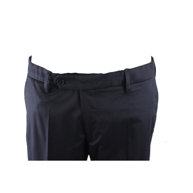 .UOMO PANTALONE GAMBA ASCIUTTA COTONE ELASTICIZZATO  VITA ALTA CINTOLO CON ELASTICO TG. 46-62