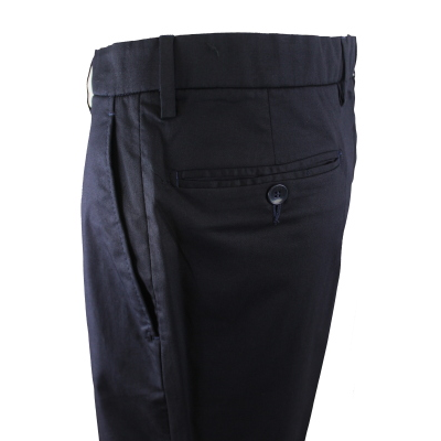 .UOMO PANTALONE GAMBA ASCIUTTA COTONE ELASTICIZZATO  VITA ALTA CINTOLO CON ELASTICO TG. 46-62