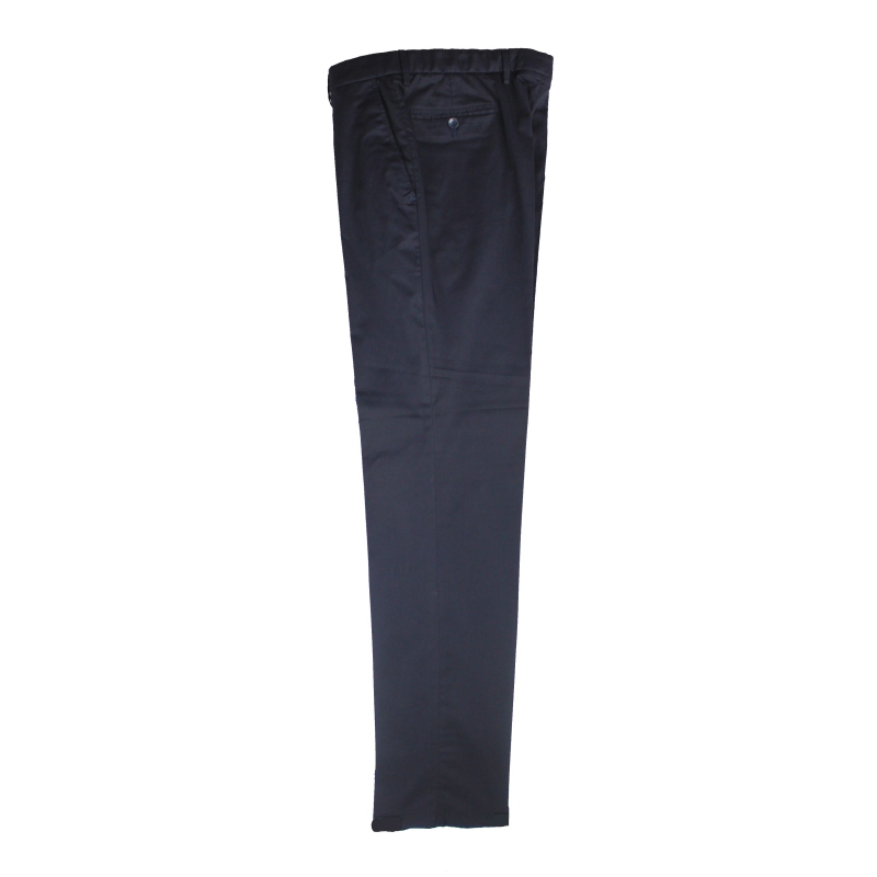 .UOMO PANTALONE GAMBA ASCIUTTA COTONE ELASTICIZZATO  VITA ALTA CINTOLO CON ELASTICO TG. 46-62