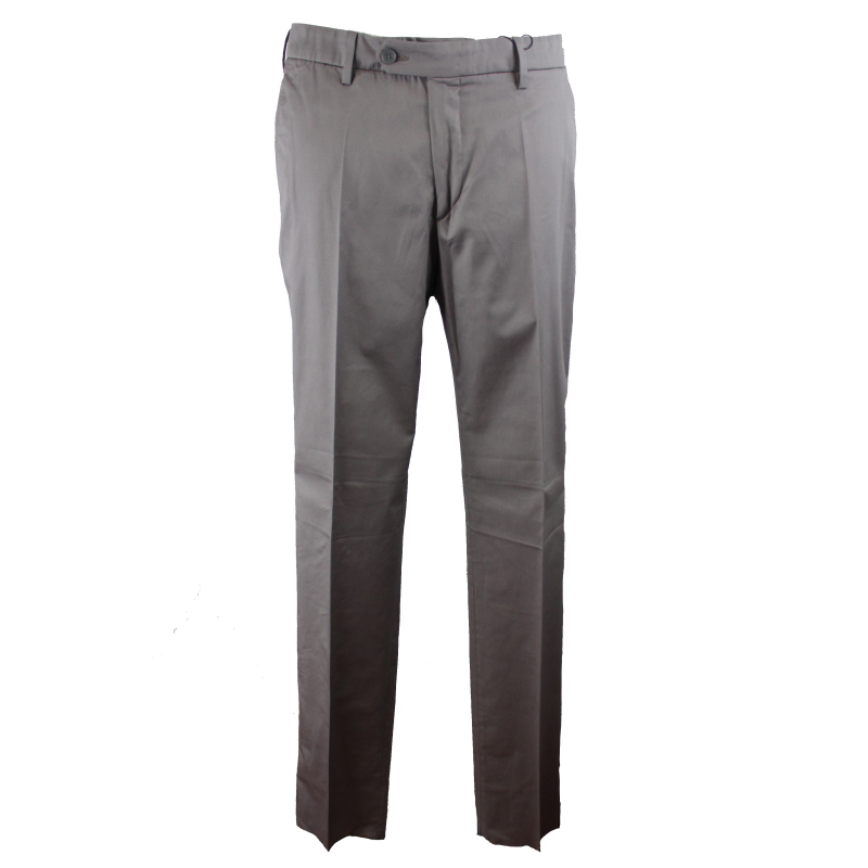.UOMO PANTALONE GAMBA ASCIUTTA COTONE ELASTICIZZATO  VITA ALTA CINTOLO CON ELASTICO TG. 46-62