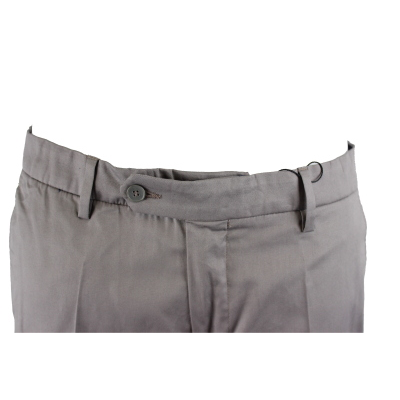 .UOMO PANTALONE GAMBA ASCIUTTA COTONE ELASTICIZZATO  VITA ALTA CINTOLO CON ELASTICO TG. 46-62