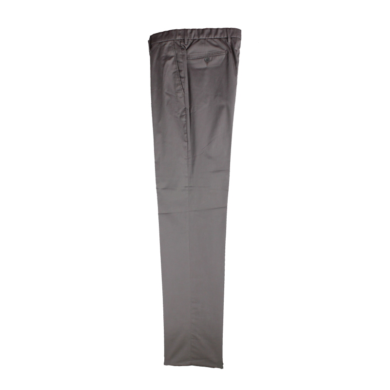 .UOMO PANTALONE GAMBA ASCIUTTA COTONE ELASTICIZZATO  VITA ALTA CINTOLO CON ELASTICO TG. 46-62
