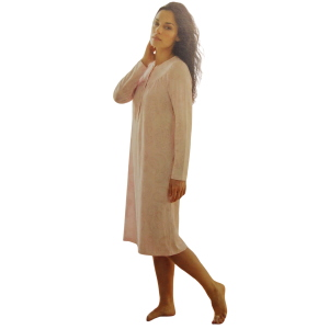 CAMICIA NOTTE LINCLALOR FINO TG 60 CALDO COTONE ART.92406 COTONE 100%  TAGLIE FORTI E MANICA RAGLAN