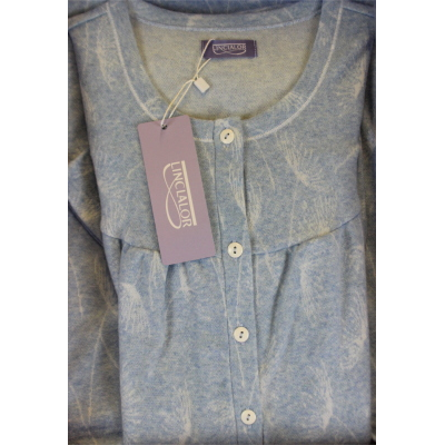 CAMICIA NOTTE LINCLALOR  SERAFINO MANICA RAGLAN FELPATA TAGLIE FORTI FINO TG 60 ART.77188