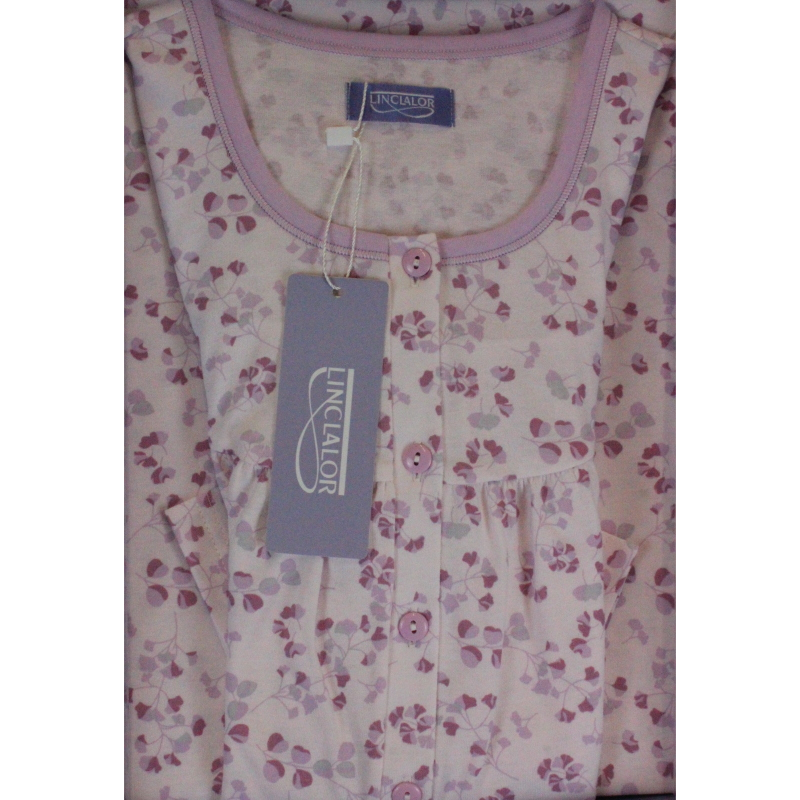 .CAMICIA NOTTE LINCLALOR COTONE 100%  MAGLINA ART.75514 TAGLIE FORTI E CALIBRATE